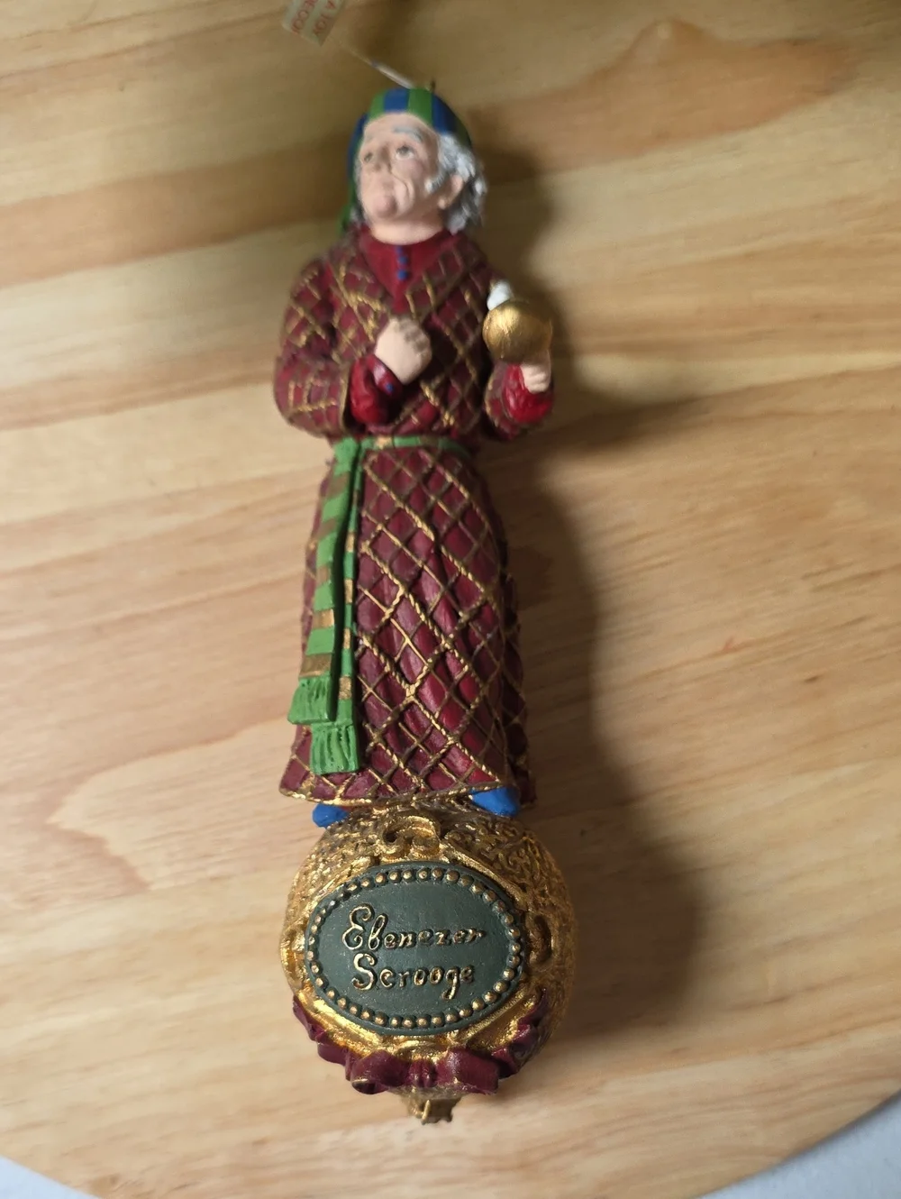 Vintage Department 56 A Christmas Carol Series Ebenezer Scrooge Holiday Ornament